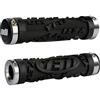 ODI, Impugnature Bonus Pack Yeti Hardcore Lungo, 130mm, Nero (Schwarz-Silber), 130mm