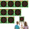 Generic Splatter Targets - Adesivi fluorescenti luminosi, 20,3 cm | Set di 10 bersagli Splatter per adulti, donne, uomini, allenamento, allenamento, cortile, bambini