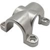 JOJIDE Clip for tubi in acciaio inossidabile da 25 mm, morsetto for tubi con fissaggio a croce, tipo di base, staffa for tubi ispessiti a doppio bullone , Accessori per barche(25MM electrolytic polished)