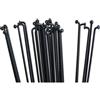 GMJBNS Stainless Steel Spokes for Bicycle J Bend with Nipples Good Quality Bike 14G 82mm-305mm BK 36pcs Custom Length for Wheel Repair(262 mm)
