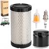 10L0L Kit di messa a punto per carrello da golf per EZGO RXV 2008-up Gas & EZGO TXT dal 2010 in poi, motore Kawasaki a 4 tempi, filtro dell'aria, filtro olio, filtro carburante, candela di accensione