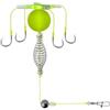 Generic 1 set di ami da pesca con fondo inverso, kit con gancio anti-intoppo per acqua dolce e salata