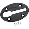 ECMQS Supporto per binario per attrezzatura nautica, 7,6 cm