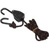 Cabilock 2 Paia Corda Carrucola per Kayak e Canoa, 68kg, Nero