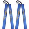 Xdyyjrasa Nunchuck in Schiuma, 2 Nunchuck da Allenamento Morbidi e sicuri per Bambini Blu