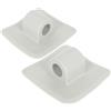 minkissy 2 Pezzi Supporto Motore Kayak Gonfiabile Staffa di Fissaggio Motore | Base per Canotti e Canoe, Plastico Leggero, Facile da Trasportare e Usare