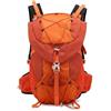 Fzaqwen Zaino da Trekking Zaino Escursionismo Zaino Montagna Zaino da Viaggio con Supporto Idrico E Strisce Riflettenti in Poliestere Durevole Impermeabile, Arancione