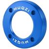 TerchPilet M18/M30 Tappo per pedivella autoestraente, in lega di alluminio 6061, copertura anodizzata lavorata a CNC, compatibile con SRAM Dub BB30 NX GX XX1 Eagle, blu