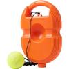 Bemonew Rete da Rimbalzo da Tennis, Set di Palline da Rimbalzo per Allenatore di Tennis solista - Base Arancione ponderata con Pallina in Corda, Strumento di autoallenamento per Bambini Principianti