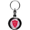 3 R Sport AC Monza Portachiavi Girevole Unisex-Adult, Rosso, Unica