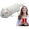 Nmzpnae Borsa per gatti, Borsa per animali di peluche a tracolla realistica | Universale Donna Ragazza Bambini Quotidiano Shopping all'aperto Viaggi Simpat