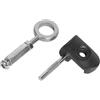 FACAIIO Blocco Asse Pieghevole In Acciaio Inox Nero per Xiaomi M365 1S Pro | Scooter, kit di sostituzione per viti di chiusura sicure, 3,6 x 2 cm, confezione da 3