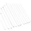 GMZQSN Raggi per bicicletta curvati a J 13G, 36 pezzi, lunghezza 113-284 mm, con nippli adatti per la maggior parte dei raggi in acciaio per mountain bike e biciclette, colore nero (176 mm)