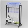 Generic Porta Racchette Mobile Pesante, Organizzatore Metallo, Salvaspazio