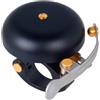 LAPYAPPE Mini Bike Bell in Metallo Nero, Suono Chiaro e Forte, Accessorio per Bici