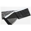 XiDeShop Set di 2 reti da tennis da tavolo, in tessuto misto cotone, portatile, universale, nero e bianco