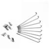GMZQSN Set di 36 raggi per bicicletta elettrica da 12 G, 2,5 mm, 70-200 mm, con nippli - raggi in acciaio resistente per ruote pieghevoli per bici elettriche e scooter (180 mm x 2,5 mm)