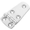 SUPVOX Cerniera Marina in Acciaio Inox 316 Lucido, Montaggio a Filo | Finitura Specchio Argento, Struttura Compatta a Cinghia, per Sportello e Rv