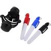 BESTOMZ Kit Marcatore Pallina Golf con Stencil 360° e Penna Precisa | Allineamento Professionale, Design Rotante, Portatile, per Allenamento e Gare