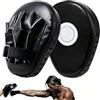 TCETCY 1 Paio di Colpitori Boxe, Boxing Mitt Pads in Pelle PU | Cuscinetti per Kickboxing, Colpitori per Allenamento di Boxe Pads, Guanti da Passata, per Muay Thai Karate, Taekwondo