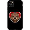 Wombat Animal Lover Custodia per iPhone 11 Pro Max Wombat Cuore