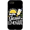Funny Christian Jesus Lemonade Summer Me Custodia per iPhone SE (2020) / 7/8 La vita mi ha dato dei limoni, ma il mio Gesù è Makin Lemonade