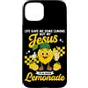 Funny Christian Jesus Lemonade Summer Me Custodia per iPhone 15 Plus La vita mi ha dato dei limoni, ma il mio Gesù è Makin Lemonade