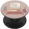 Adulting Office Days Divertente adulto retrò Computer Ufficio Umorismo PopSockets PopGrip Adesivo