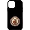 Moose Coffee Wilderness Humor Custodia per iPhone 12 mini No Coffee No Moose Rustico Deserto Umorismo