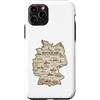 Lakelandwholesale1 Shirt Company Custodia per iPhone 11 Pro Deutschland Karte Der Landeskinder Germania Vintage Mappa