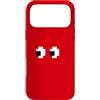 Miftees Matching Halloween Tees Custodia per iPhone 17 Pro Max Pixel Eyes Retro 8 Bit Eyes Videogioco Pixel Eyes