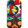 Philippe Seigle Custodia per iPhone XR Philippe Seigle Potente Donna grassetta Colorato Arte Floreale Pop