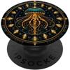 Marine Creature Symmetrical Aquatic Desi Lanterna Vintage Medusa Art Deco Oceano PopSockets PopGrip Adesivo