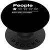 Sarcastic Humor Tees and Funny Ironic Gi Sarcasmo Frase divertenti ironiche People One Star PopSockets PopGrip Adesivo