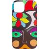 Philippe Seigle Custodia per iPhone 14 Philippe Seigle Potente Donna grassetta Colorato Arte Floreale Pop