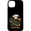Cucina vegana di Christine-Krahl Custodia per iPhone 15 Plus Vegan Cucina Vegetale Ricette Alimentazione Salutare