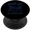 River Tubing Gifts for Women and Men Tubi fluviali Fiume Galleggiante galleggiante Viaggio Fiume Tubing PopSockets PopGrip Adesivo