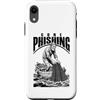 Grandio Design Geeky Computer & IT Novel Custodia per iPhone XR Computer Hacker Andato Phishing Divertente Codice Binario Pesca Net
