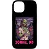 Halloween Glam Retro Vintage Comics Pop Custodia per iPhone 14 Zombie MD Undead Doctor Medicine Medical spaventoso horror da donna