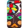 Philippe Seigle Custodia per iPhone 7 Plus/8 Plus Philippe Seigle Potente Donna grassetta Colorato Arte Floreale Pop