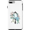Estetica Moda Floreale Custodia per iPhone 7 Plus/8 Plus Magnolia Ortensia Specchio a Mano Botanica