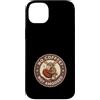 Moose Coffee Wilderness Humor Custodia per iPhone 14 Plus No Coffee No Moose Rustico Deserto Umorismo