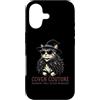 Coven Couture Witchy Halloween Fashion G Custodia per iPhone 17 Cappello da strega gatto con occhiali da sole e piume, scialle elegante