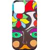 Philippe Seigle Custodia per iPhone 12 Pro Max Philippe Seigle Potente Donna grassetta Colorato Arte Floreale Pop