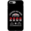 Geboren 2008 Legendär Geburtstagsgeschen Custodia per iPhone 7 Plus/8 Plus Vintage 2008 Leggenda Compleanno Vintage Retro Regalo