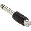 PremiumCord - Adattatore Jack Mono da 6,3 mm, 1 Presa RCA