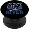 River Tubing Gifts for Women and Men Tubi fluviali Fiume Galleggiante galleggiante Viaggio Fiume Tubing PopSockets PopGrip Adesivo