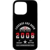 Geboren 2008 Legendär Geburtstagsgeschen Custodia per iPhone 15 Pro Max Vintage 2008 Leggenda Compleanno Vintage Retro Regalo
