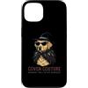 Coven Couture Witchy Halloween Fashion G Custodia per iPhone 13 Labrador Retriever Lab Cappello da strega Occhiali da sole e scialle con piume
