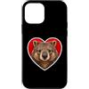 Wombat Animal Lover Custodia per iPhone 12 mini Wombat Cuore